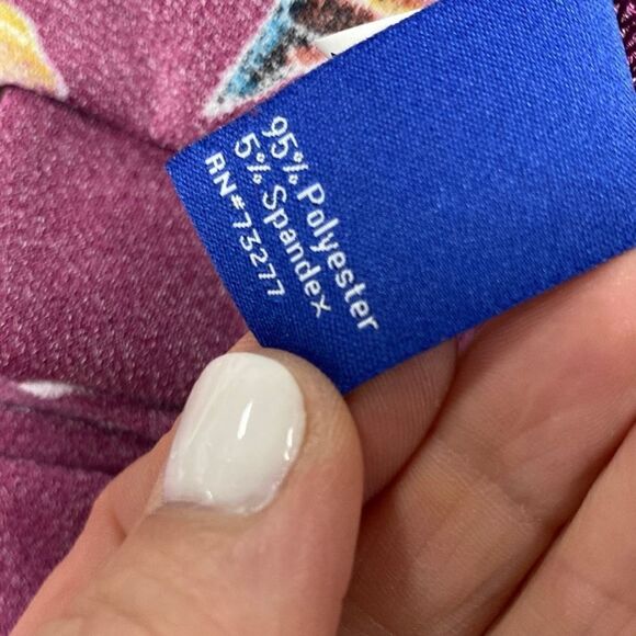 Apt.9 Floral Flutter Sleeve Dress Size Small - Picture 7 of 8